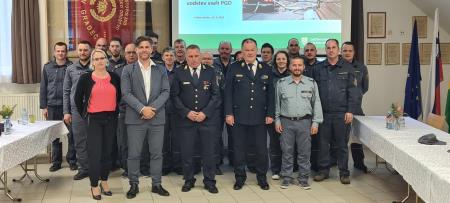Srečanje vodstva Občine Dobrova - Polhov Gradec z vodstvi vseh gasilskih društev in GZ Dolomiti 