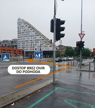 Dostop brez ovir do podhoda